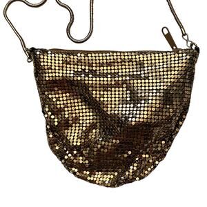 Gold Metallic Shimmer Shiny Small Crossbody Purse Taylor Swift Eras Tour Y2K